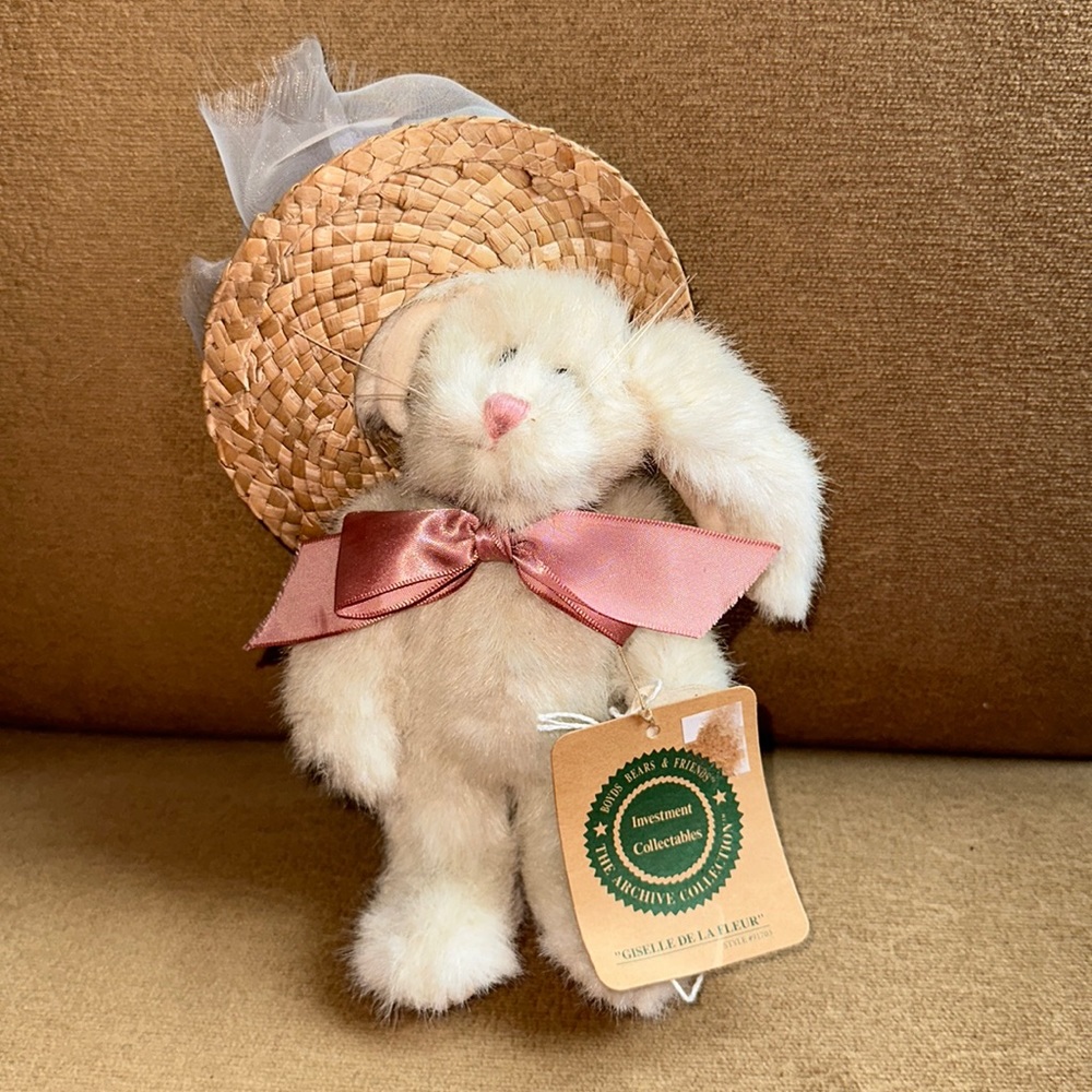 Boyds Bears Investment Collectables Rabbit Giselle De La Fleur Jointed Posable - Picture 12 of 12